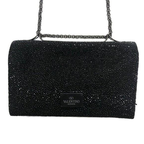 Valentino Black Crystal Noir Va va voom Rockstud - Picture 6 of 6